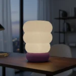 ⁦מנורת שולחן מעוצבת מקולקציית קומו - דגם סופה⁩ – תמונה ⁦4⁩