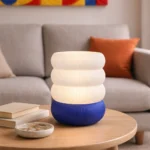 ⁦מנורת שולחן מעוצבת מקולקציית קומו - דגם טוטם רחב⁩ – תמונה ⁦10⁩