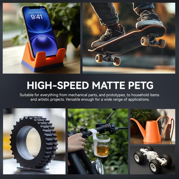 HSMPETG07 פילמנט למדפסת תלת מימד - High Speed Matte PETG - מבית SUNLU – תמונה 6