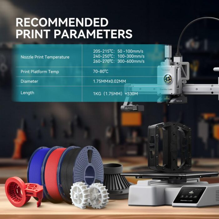 HSMPETG08 פילמנט למדפסת תלת מימד - High Speed Matte PETG - מבית SUNLU – תמונה 7