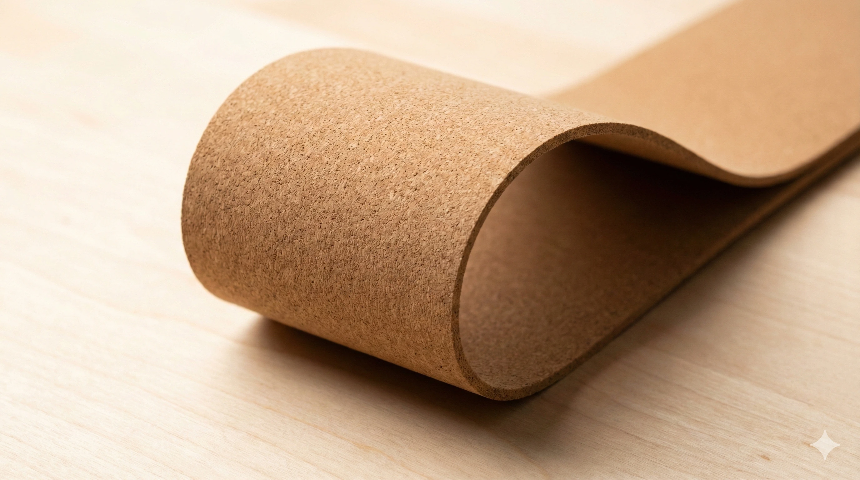 צילום תקריב של שעם 3 מ"מ גמיש המציג מרקם גרגרים דחוס ואחיד באיכות פרימיום.