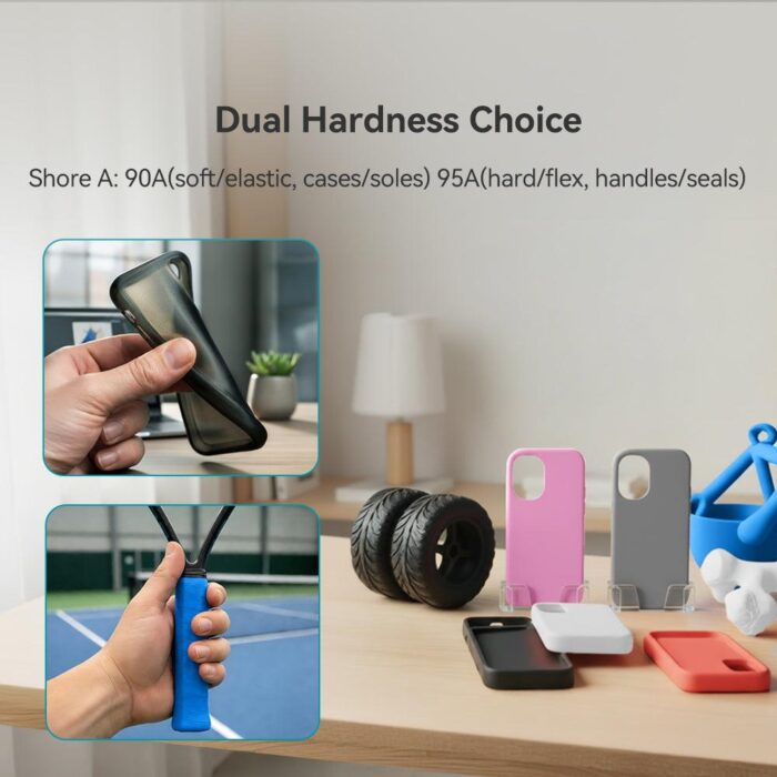 ⁦פילמנט למדפסת תלת מימד - TPU 90A - מבית SUNLU⁩ – תמונה ⁦4⁩