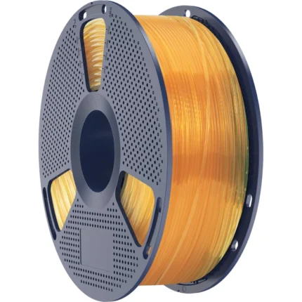 פילמנט שקוף למדפסת תלת מימד - TRANSPARENT PLA - מבית SUNLU - כתום שקוף