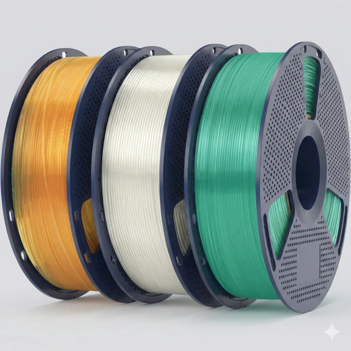 ⁦באנדל 3 יחידות - פילמנט שקוף למדפסת תלת מימד - TRANSPARENT PLA - מבית SUNLU⁩ – תמונה ⁦4⁩