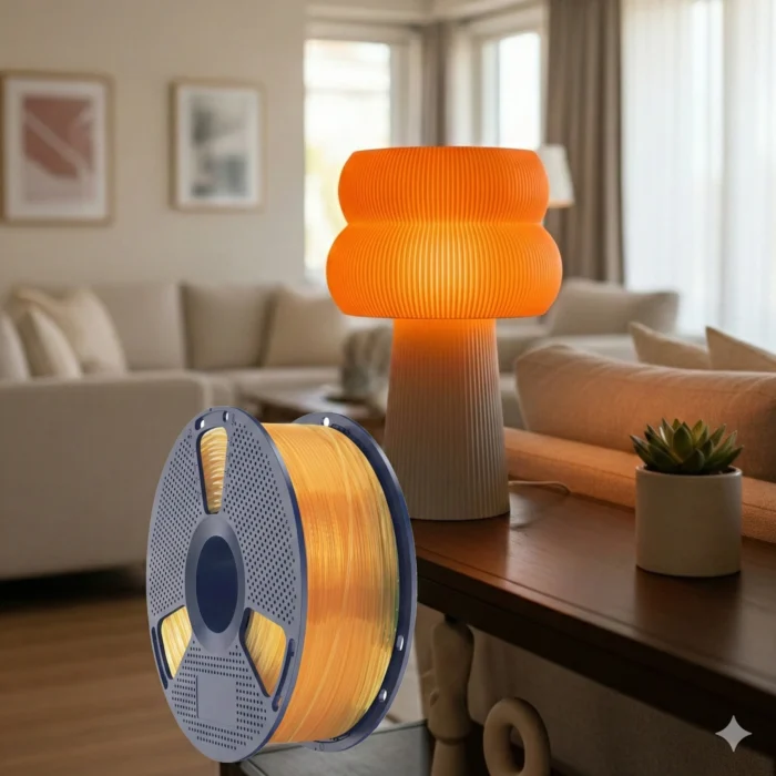 ⁦באנדל 3 יחידות - פילמנט שקוף למדפסת תלת מימד - TRANSPARENT PLA - מבית SUNLU⁩ – תמונה ⁦3⁩