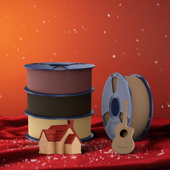 WoodPLA01 פילמנט למדפסת תלת מימד עץ - Wood PLA - מבית SUNLU – תמונה 4