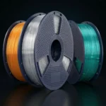 באנדל 3 יחידות - פילמנט שקוף למדפסת תלת מימד - TRANSPARENT PLA - מבית SUNLU