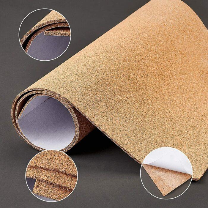 adheive cork גליל שעם טבעי עם מדבקה 3 מ"מ - רוחב 100 ס"מ - לפי מטר – תמונה 6