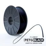 פילמנט PETG למדפסת תלת מימד מבית AGF – שחור