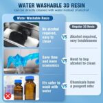 בקבוק רזין / שרף שטיף במים - 1 ק"ג - Water Washable Resin - מבית SUNLU – תמונה 4