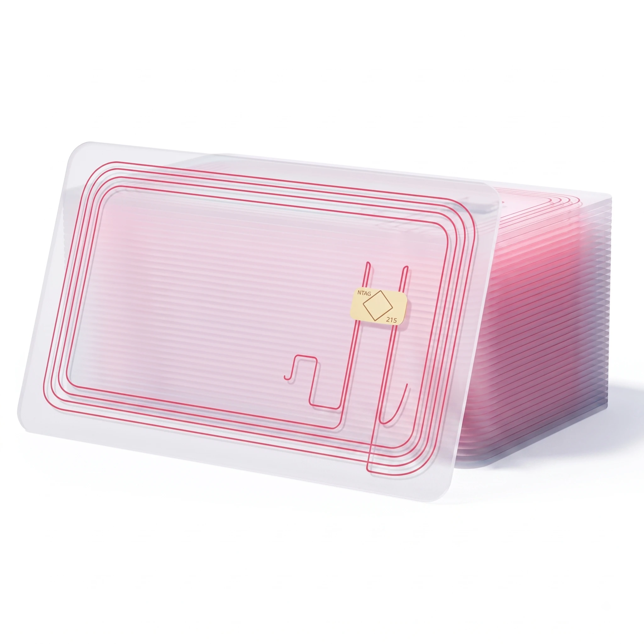 CLEAE-NFC1 כרטיס NFC שקוף גמיש ומיוחד - כולל שבב NTAG215 – תמונה 1